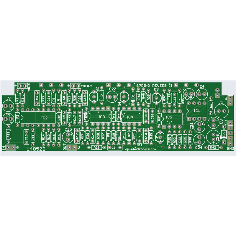 Spring Reverb II PCB