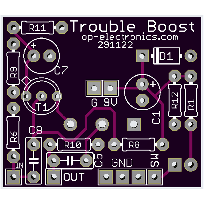 Trouble Boost PCB