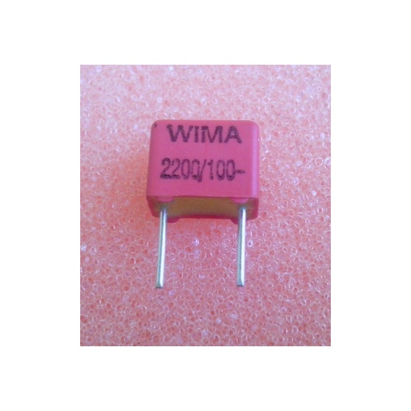 WIMA FKP2 2.2n 100V 4.5x6x7.2mm 2.5%