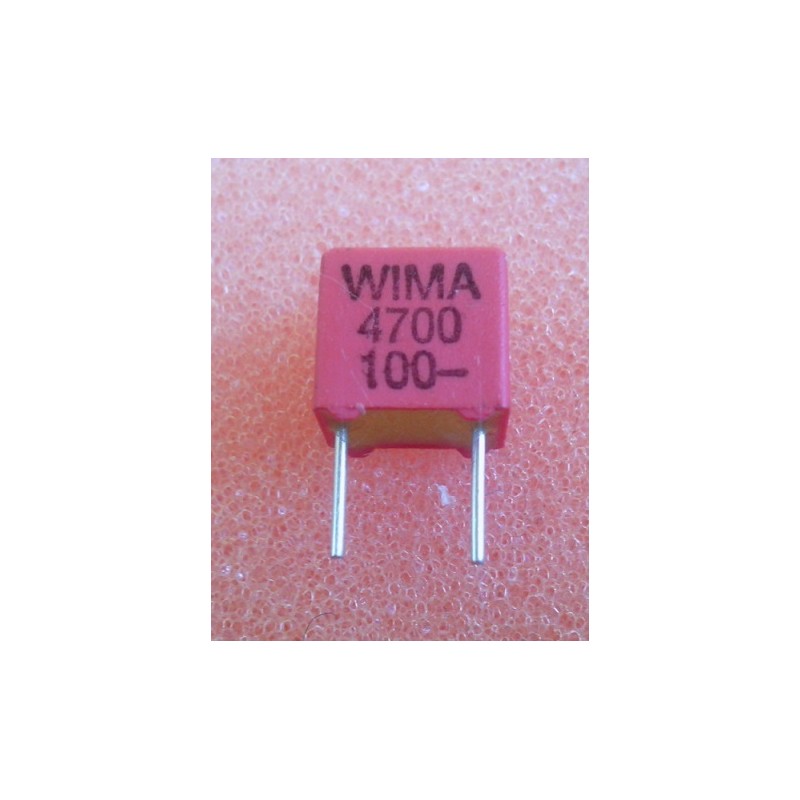 WIMA FKP2 4.7n 100V 5.5x7x7.2mm 2.5%