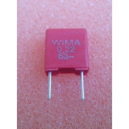 WIMA MKS2 220n 63V 3x7.5x7.2mm 10%