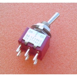 DPDT ON-OFF-ON Toggle Switch