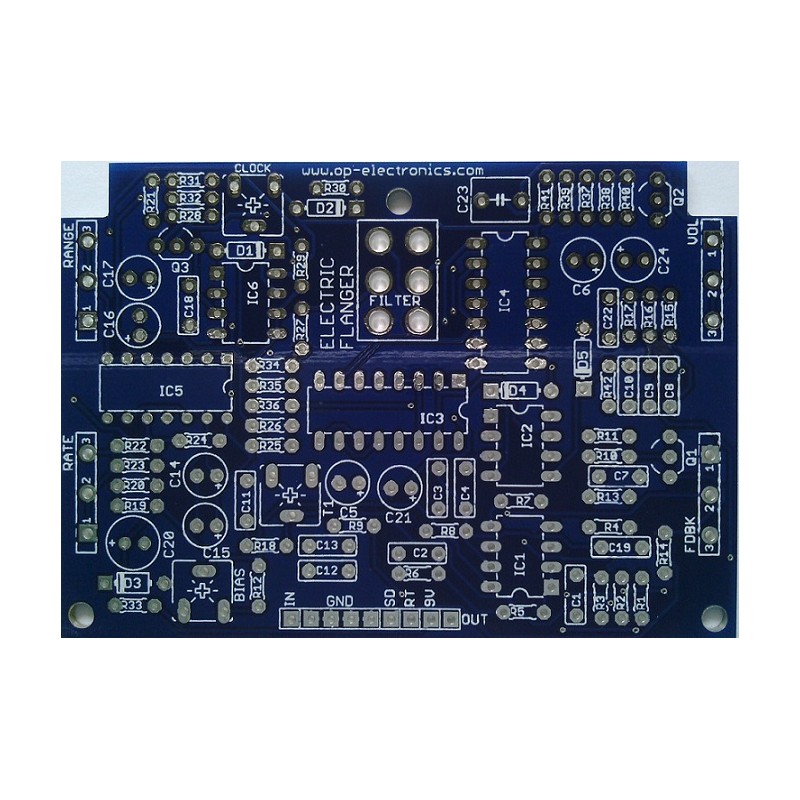 Electric Flanger PCB
