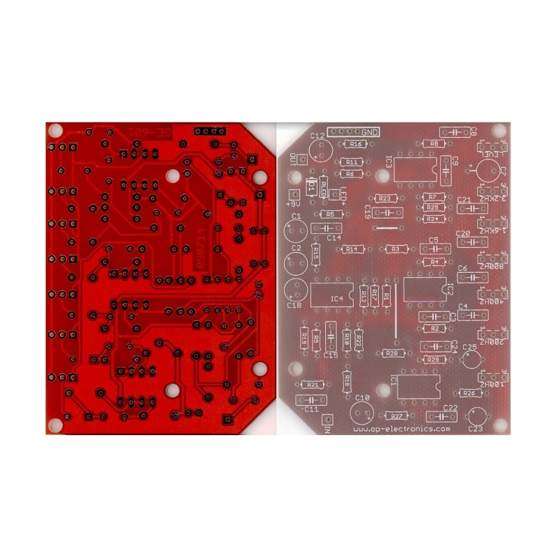 GE-601 Graphic Equalizer PCB