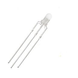 LED Bi-color 3mm clear common cathode red/green