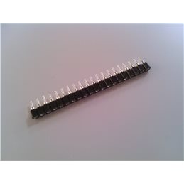 Pinheader FEMALE 20pin 1x20 2.54mm