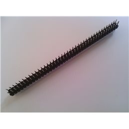 Male Header 2x40 pin, pitch 2.54mm, height 11mm