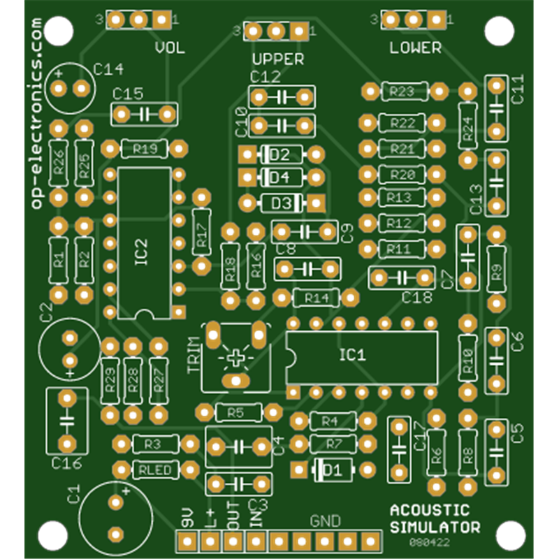 Acoustic Simulator PCB